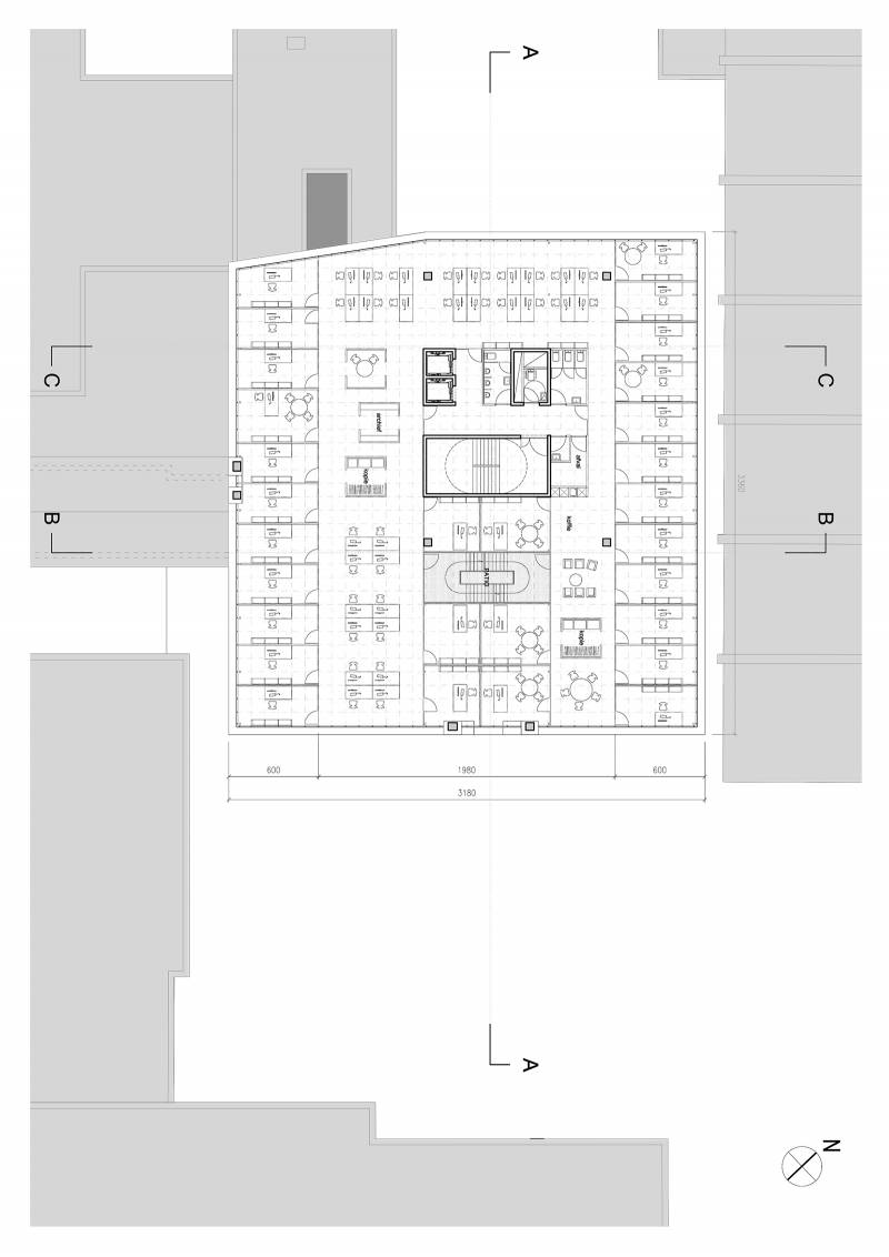 124.V+.WaterbouwkundigLabo.Plans.verdiep+4 LD